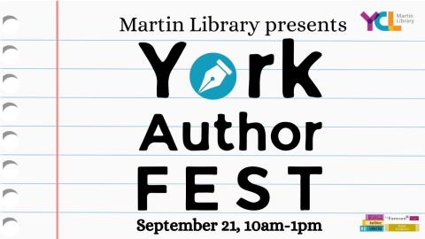 York Author Fest logo