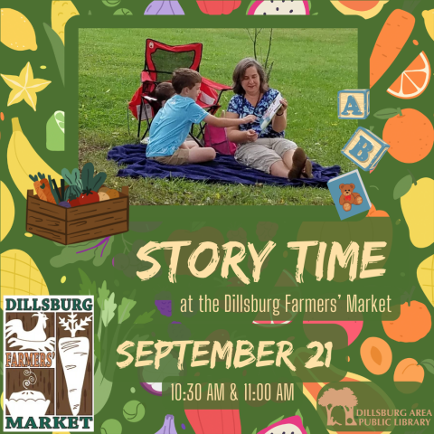 Story Time at the Dillsburg Farmers’ Market - September 21 at 10:30 AM and 11:00 AM