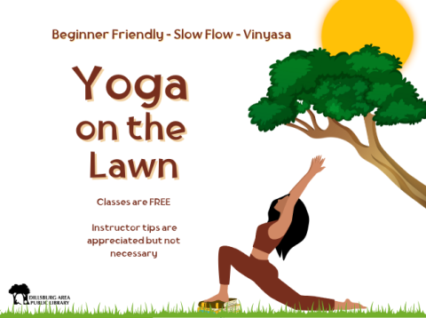 Yoga on the Lawn - Mondays September 9 and 23 at 6:30 PM