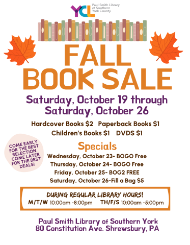 Fall Book Sale 