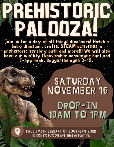 Prehistoric Palooza Dinosaur Fun