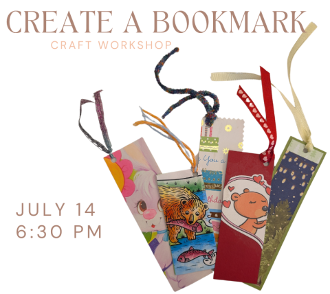 Create a Bookmark - July 14 at 6:30 PM
