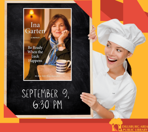 Cooks and Books: Be Ready When Luck Happens: A Memoir - September 9 at 6:30 PM