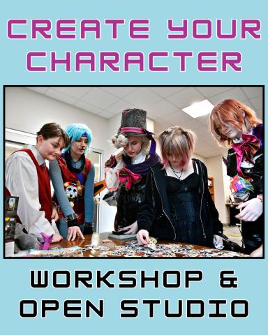 York Cosplay Create Your Character Workshop and Open Studio time Sept 6 at Martin Library from 10:30am to 1pm.
