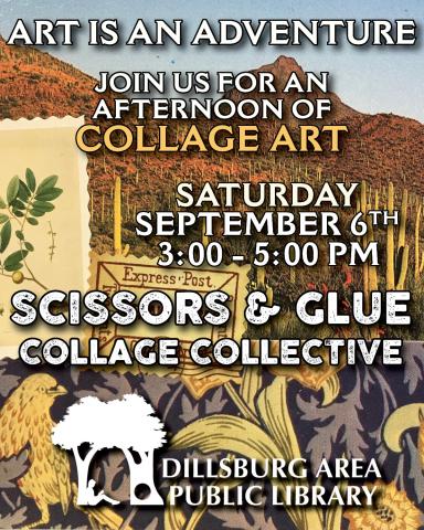 Scissors and Glue - September 6 from 3PM to 5PM