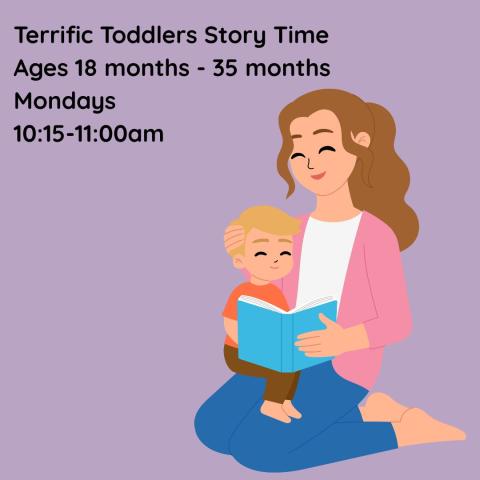 mom in a pinksweater and jeans with toddler on her lap reading a book