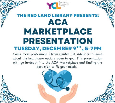 ACA Marketplace Presentation, December 9th from 5-7PM