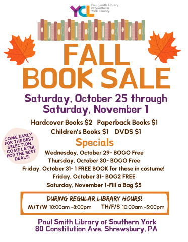 Fall Book Sale