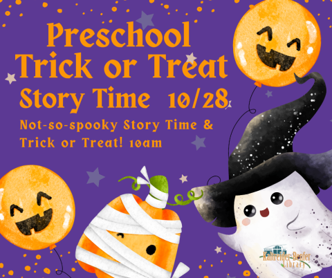Preschool Trick or Treat Story Time