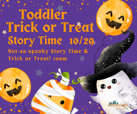 Toddler Trick or Treat Story Time