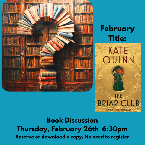February book The Briar Club by Kate Quinn