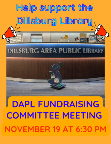 DAPL Fundraising Committee Meeting - November 19 at 6:30 PM