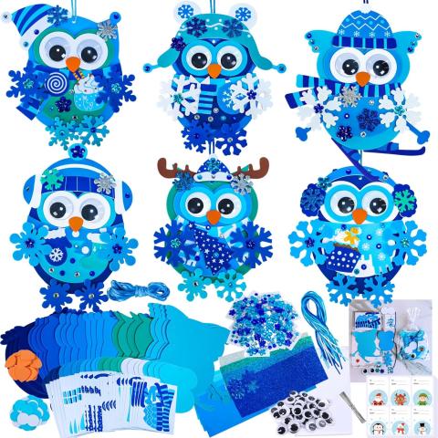Snowflake owls