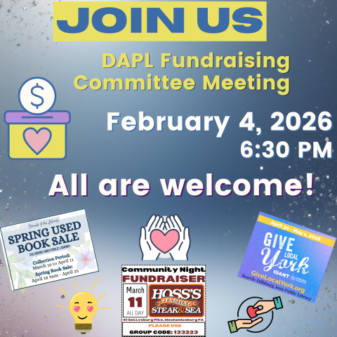 DAPL Fundraising Committee Meeting - Feb 4 at 6:30 PM