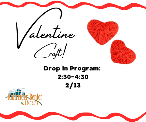 Valentine Drop In Craft 