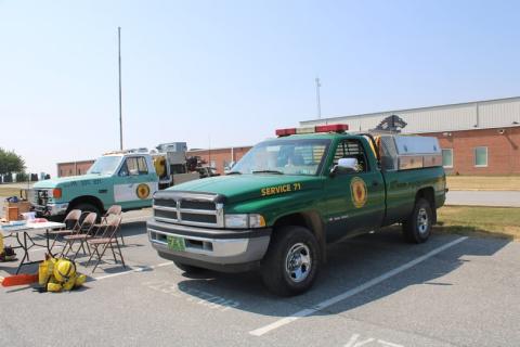 image of ranger truck on a sunny day