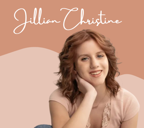 Photo of musician Jillian Christine under text reading "Jillian Christine"