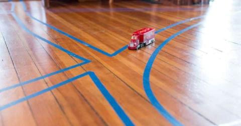 Tiny Car Track Week at the Library from 6/22 to 6/26