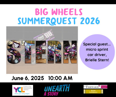 image of sprint car and event details