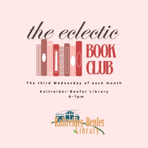 Picture of books to advertise The Eclectic Book Club