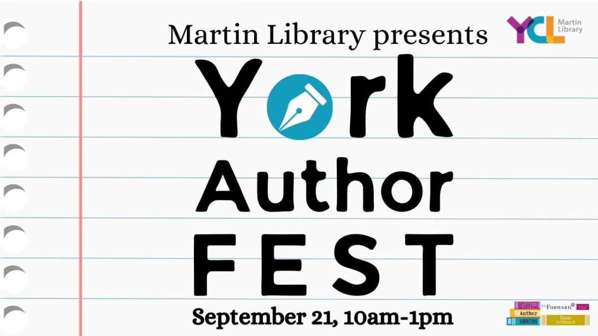 York Author Fest logo