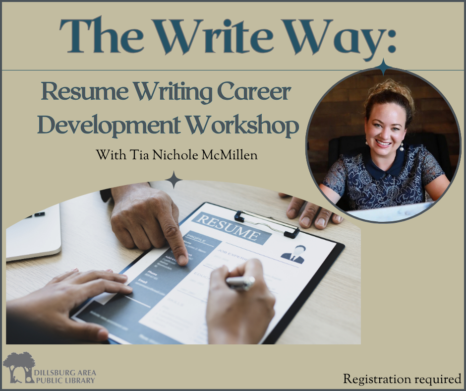 The Write Way: Resume Writing Career Development Workshop February 12 at 6:00 PM