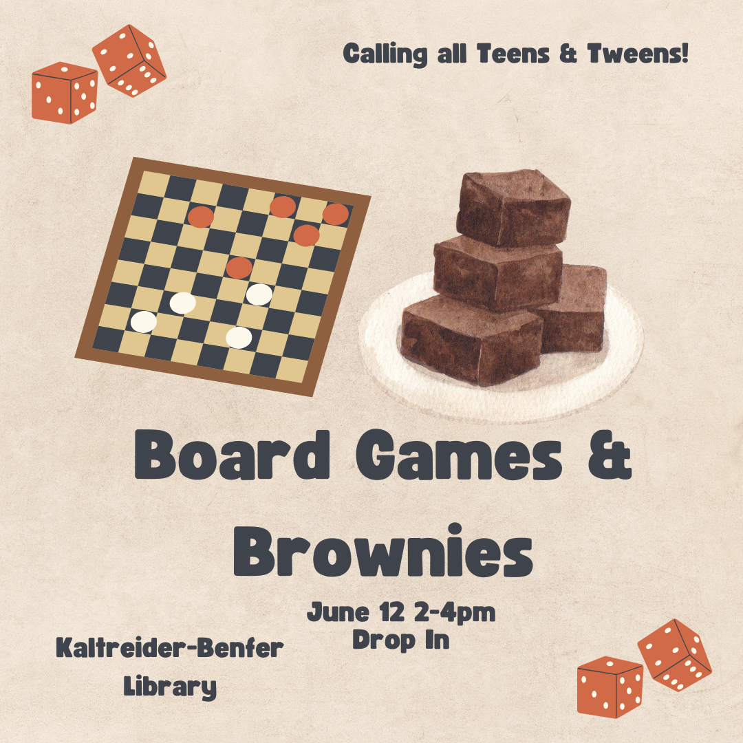 Board Games and Brownies Flyer