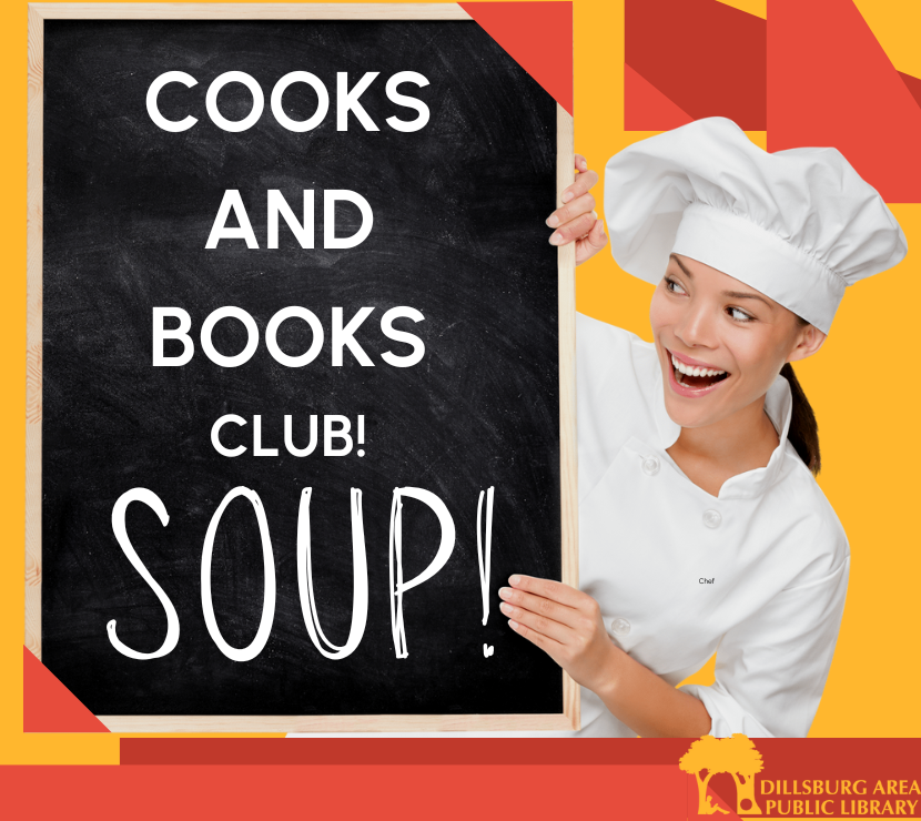 Cooks and Books! Soup! - March 13 at 6:30 PM