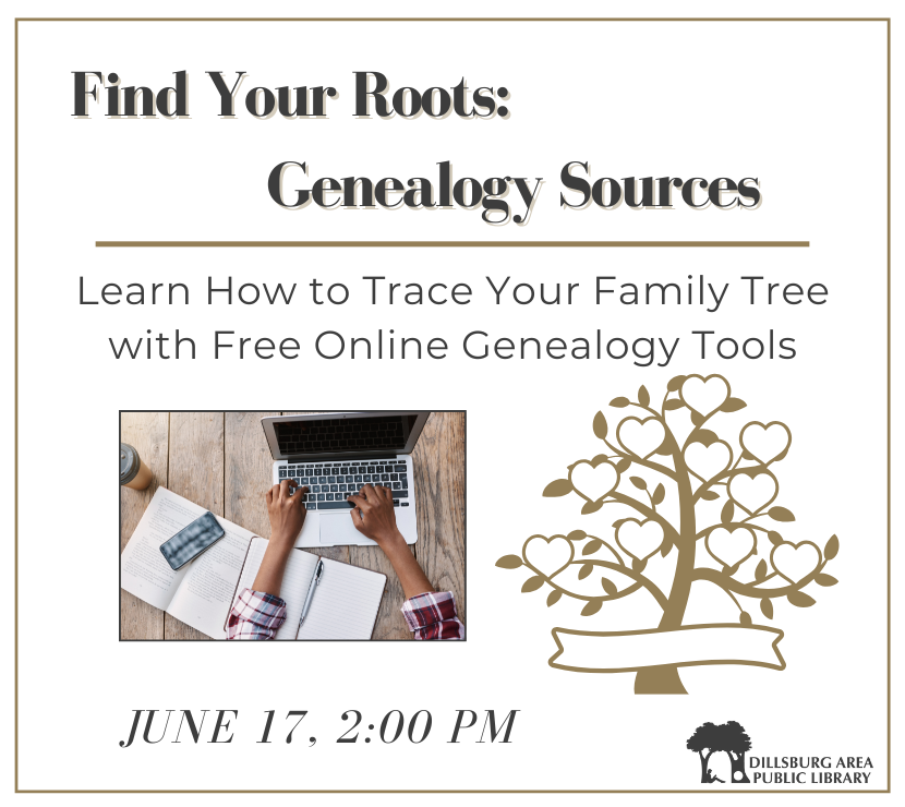 Genealogy Sources - June 17 at 2:00 PM
