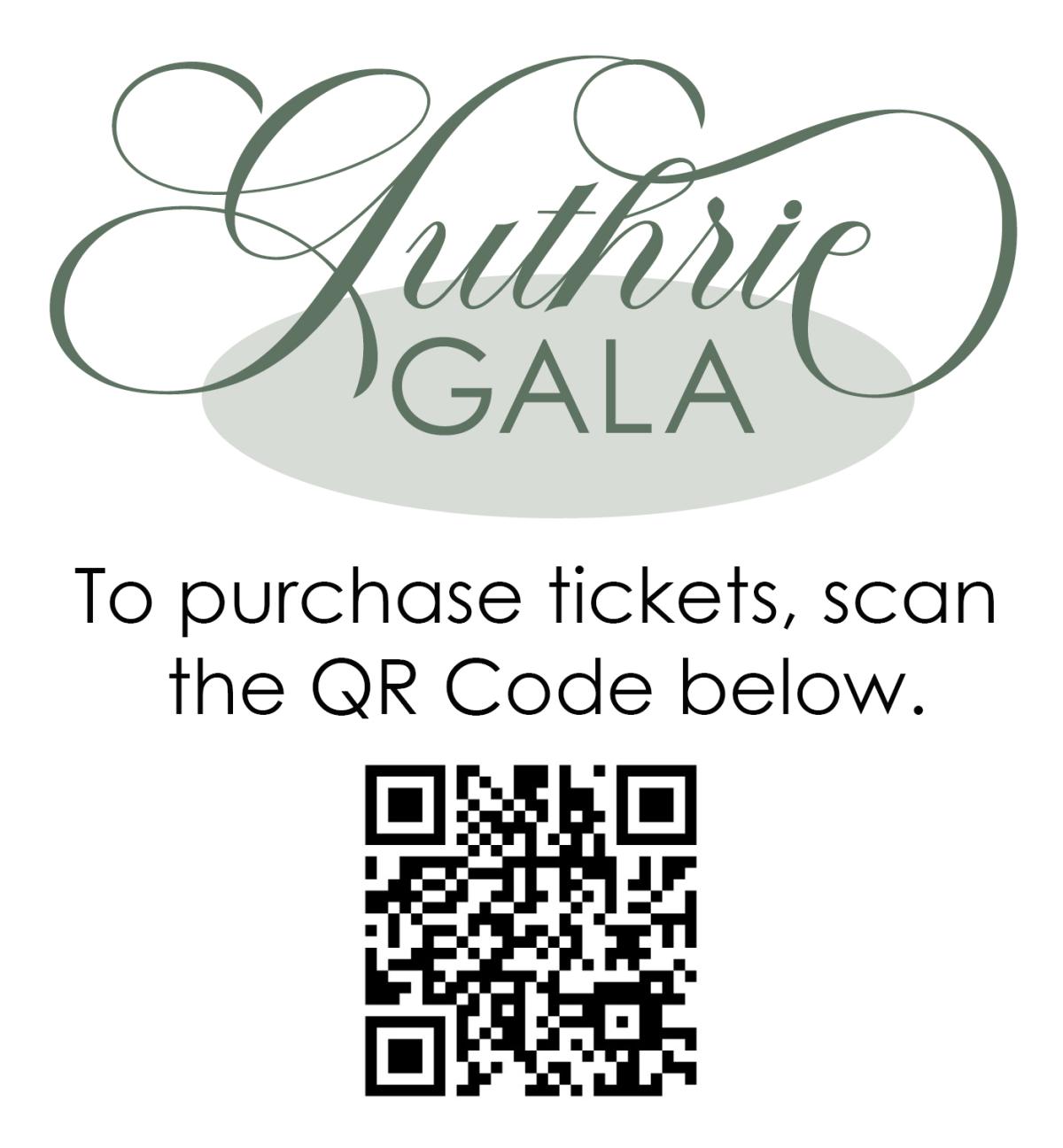 Guthrie Gala with QR code