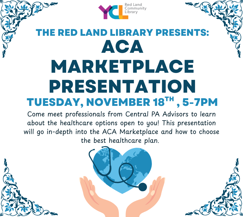 ACA Marketplace Presentation, November 18th from 5-7PM