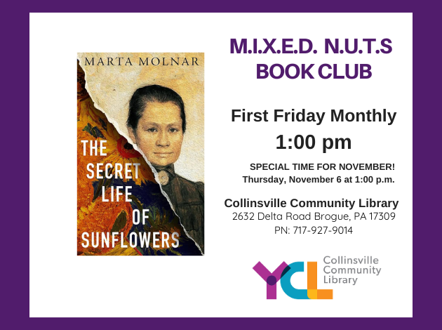 MIXED Nuts Book Club Flyer