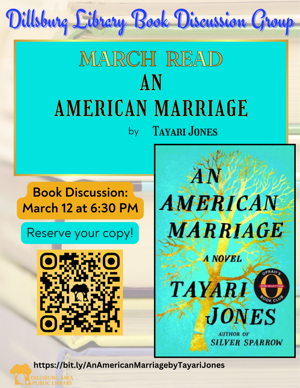 DLBDG: An American Marriage - March 12, 2026 at 6:30PM