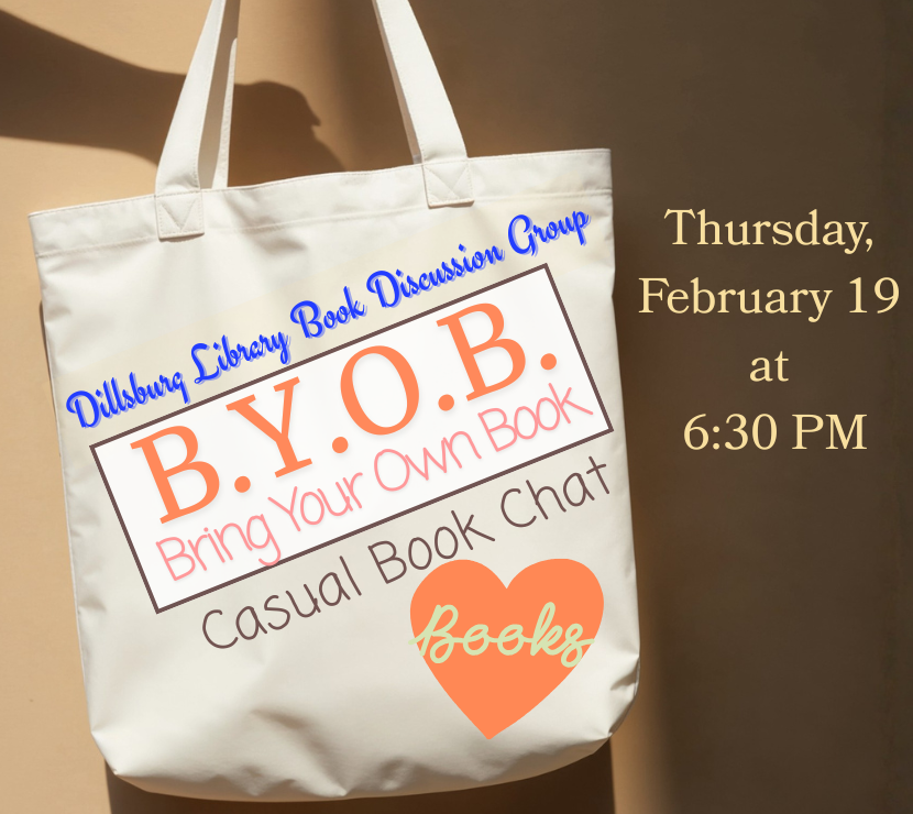 Dillsburg Book Discussion Group: B.O.Y.B. - Bring Your Own Book